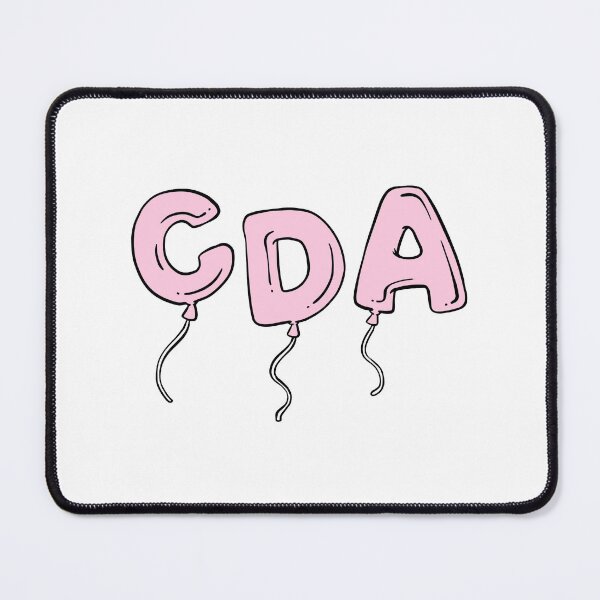 Item preview, Communicative Disorders Assistant CDA Balloon Letters Pink designed and sold by Stickers By Adri.