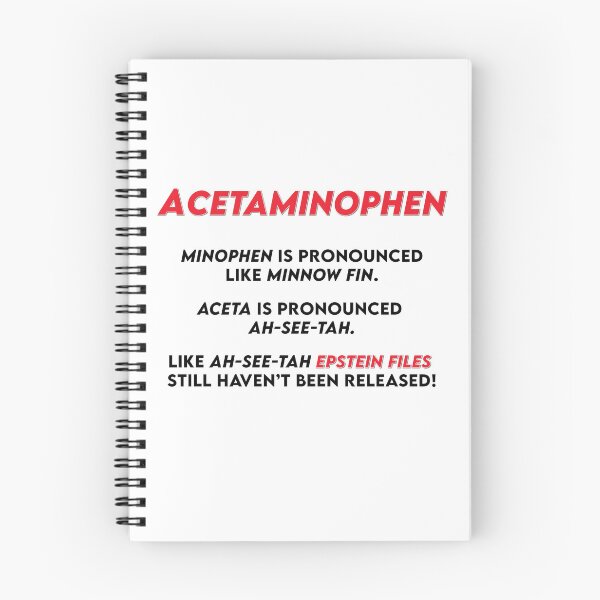 Item preview, Acetaminophen & Epstein Files | Tylenol & Epstein Meme designed and sold by SabbaticalSteve.