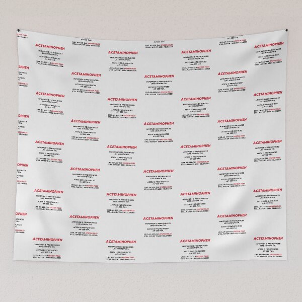 Item preview, Acetaminophen & Epstein Files | Tylenol & Epstein Meme designed and sold by SabbaticalSteve.