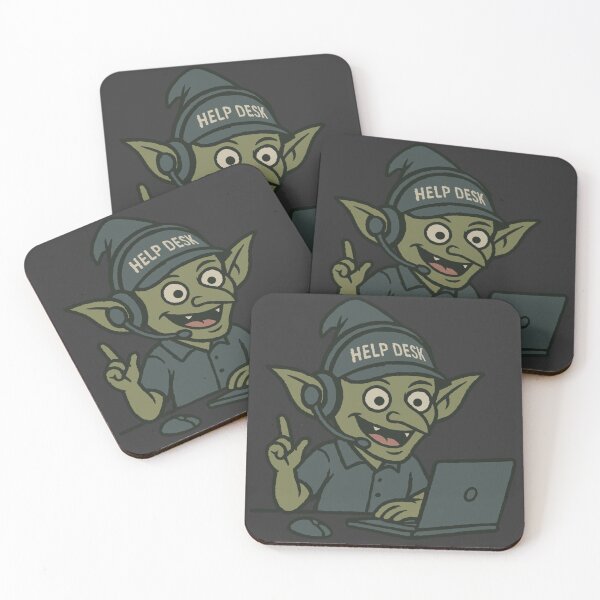 Item preview, Help Desk Goblin designed and sold by EnragedWeasels.