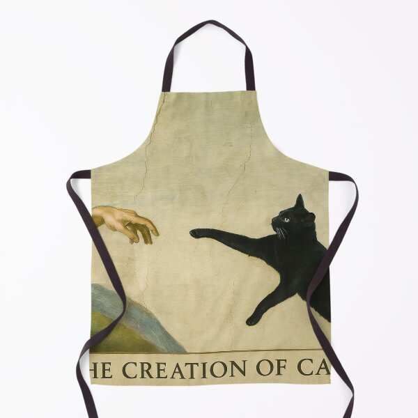 Item preview, The Creation of Cat – Funny Renaissance Cat Art Parody designed and sold by SlannaCat.
