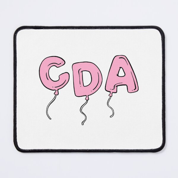 Item preview, Communicative Disorders Assistant CDA Balloon Letters Pink designed and sold by Stickers By Adri.