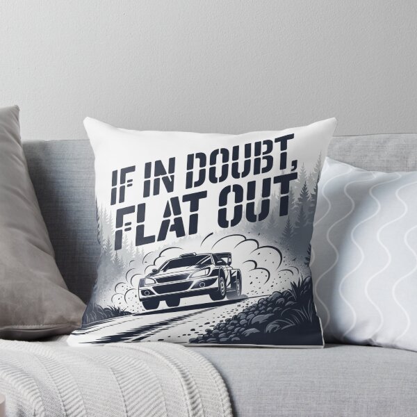 Item preview, Rally Racing If in Doubt Flat Out Design | Scotland Motorsport Rally Driver Art designed and sold by Loom on the Loch.