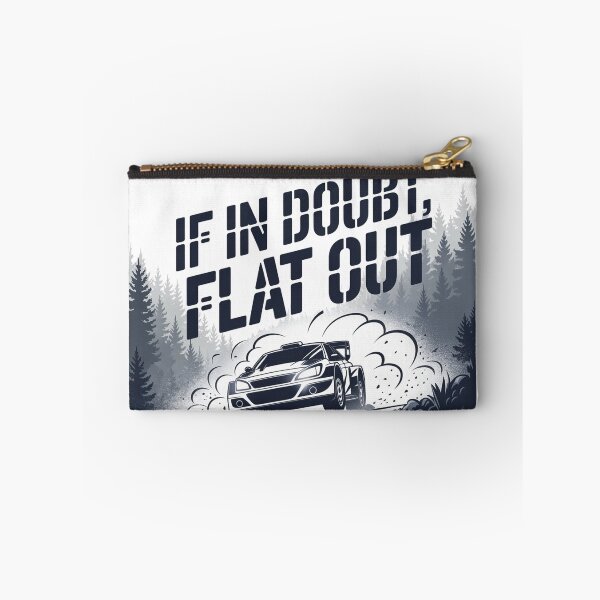 Item preview, Rally Racing If in Doubt Flat Out Design | Scotland Motorsport Rally Driver Art designed and sold by Loom on the Loch.