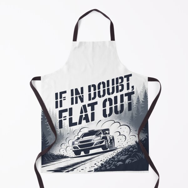 Item preview, Rally Racing If in Doubt Flat Out Design | Scotland Motorsport Rally Driver Art designed and sold by Loom on the Loch.