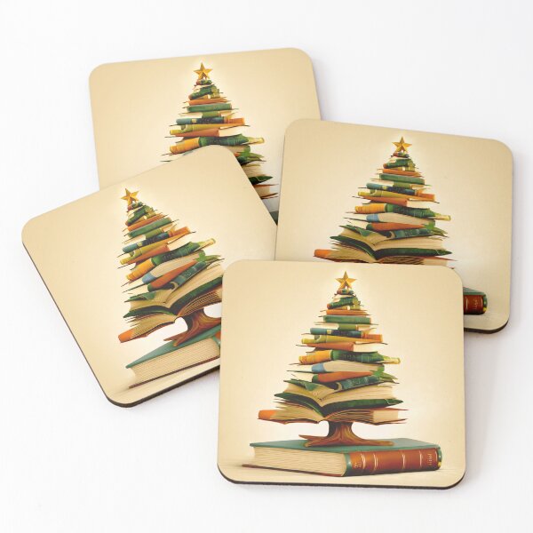 Item preview, A Bookish Christmas Tree for Bookworms. designed and sold by Zofia Sosnecka.