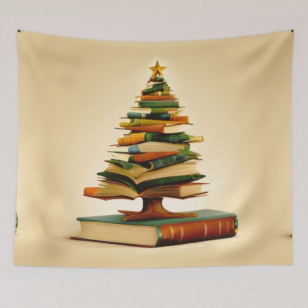 Item preview, A Bookish Christmas Tree for Bookworms. designed and sold by Zofia Sosnecka.