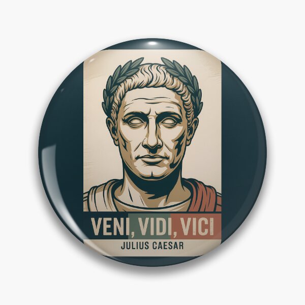 Item preview, Julius Caesar Quote Rome Illustration Vintage designed and sold by KrisSidDesigns.