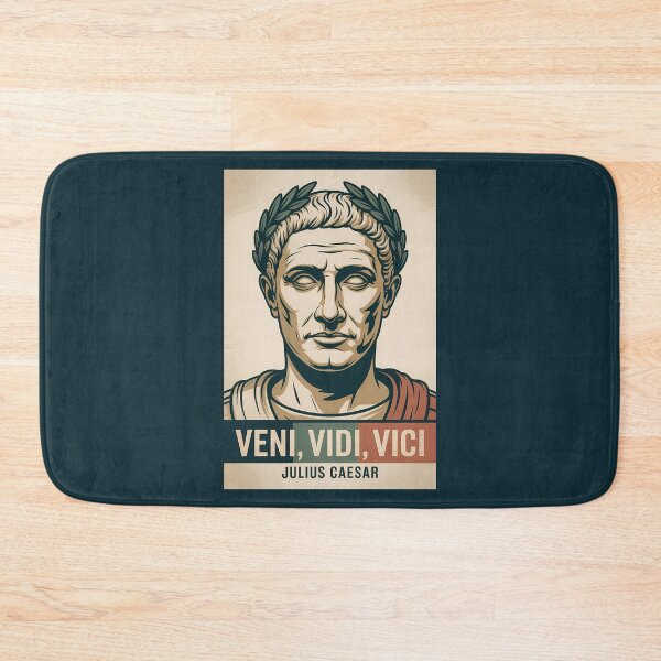 Item preview, Julius Caesar Quote Rome Illustration Vintage designed and sold by KrisSidDesigns.