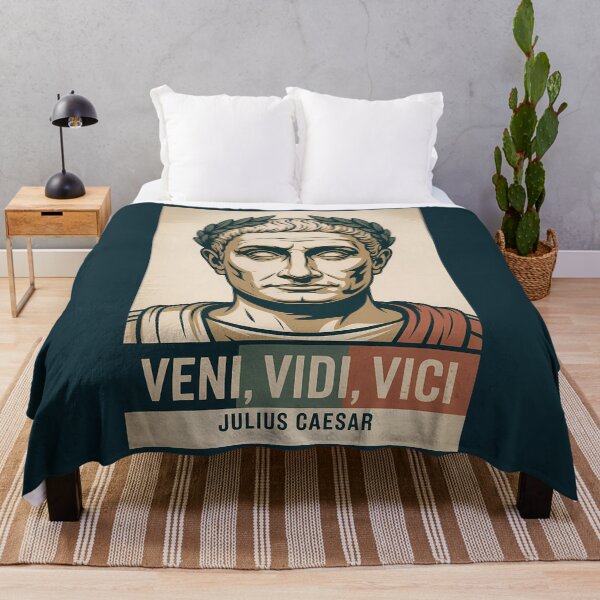 Item preview, Julius Caesar Quote Rome Illustration Vintage designed and sold by KrisSidDesigns.