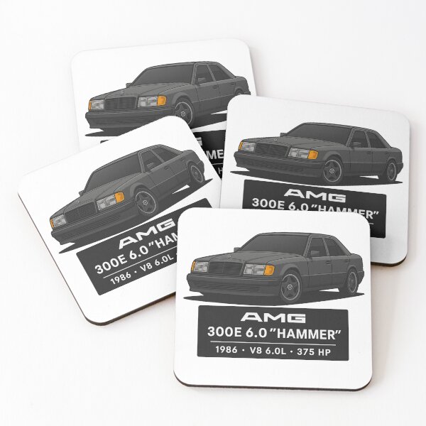 Item preview, AMG 300E 6.0 “HAMMER” – The Original Super Sedan T-Shirt designed and sold by NAJURE.