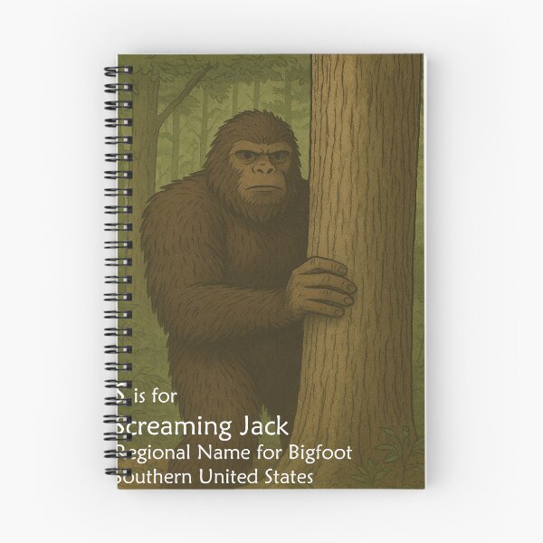 Item preview, ABCs of Squatch - S is for Screaming Jack designed and sold by TNWildman.