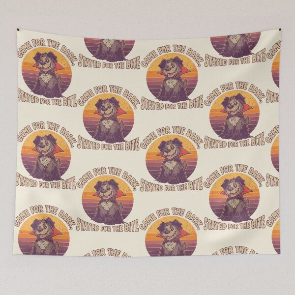 Item preview, Came for the Bark, Stayed for the Bite – Funny Halloween Dog Design designed and sold by Design Delinquent.