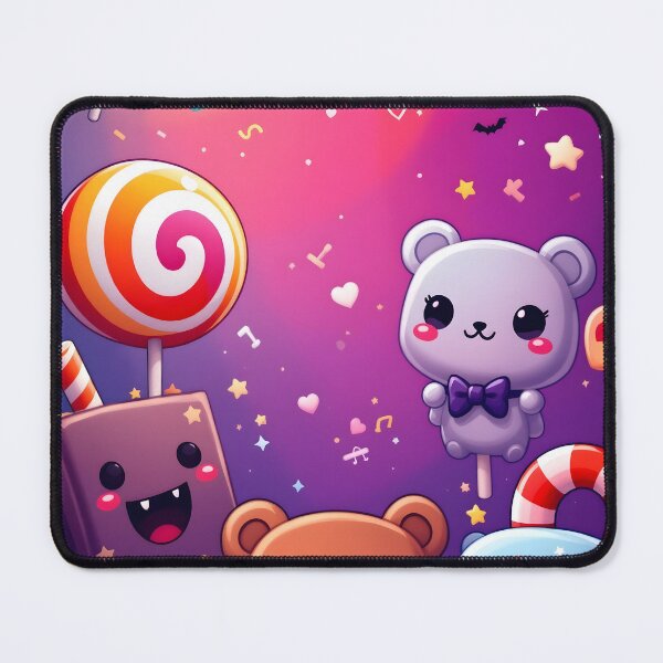 Item preview, Chibi Bear & Candy Kingdom Sticker Pack - Spooky Cute Halloween Gradient Decals designed and sold by MoonlitDoodles1.