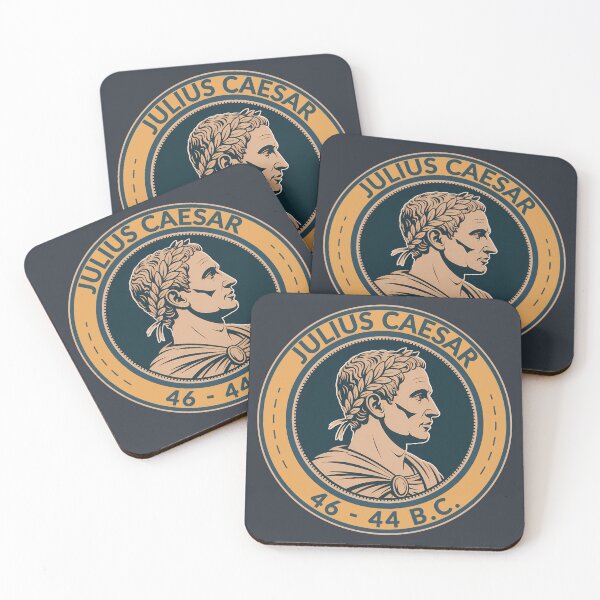 Item preview, Julius Caesar Roman Empire Illustration Badge designed and sold by KrisSidDesigns.