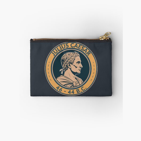 Item preview, Julius Caesar Roman Empire Illustration Badge designed and sold by KrisSidDesigns.