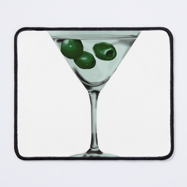Item preview, Martini Glass Blue designed and sold by SpencerCaroArt.