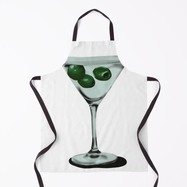 Item preview, Martini Glass Blue designed and sold by SpencerCaroArt.