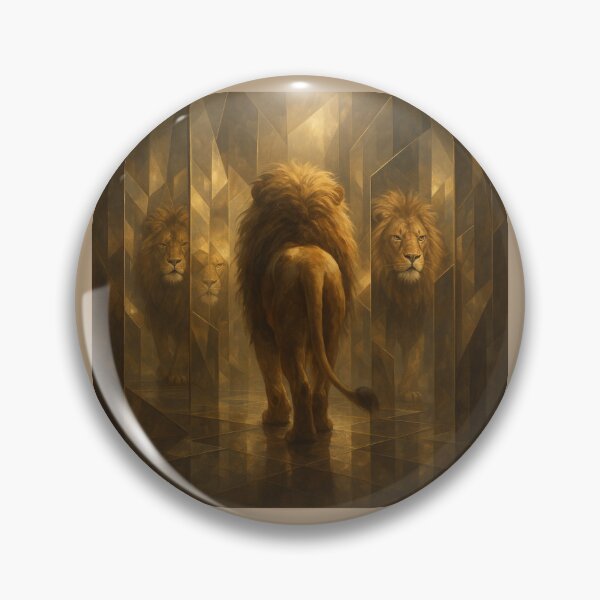 Item preview,  Reflections of the King (Lion) designed and sold by GeoWild Designs.