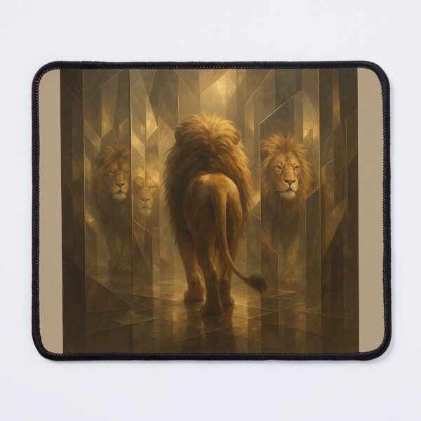 Item preview, Reflections of the King (Lion) designed and sold by GeoWild Designs.