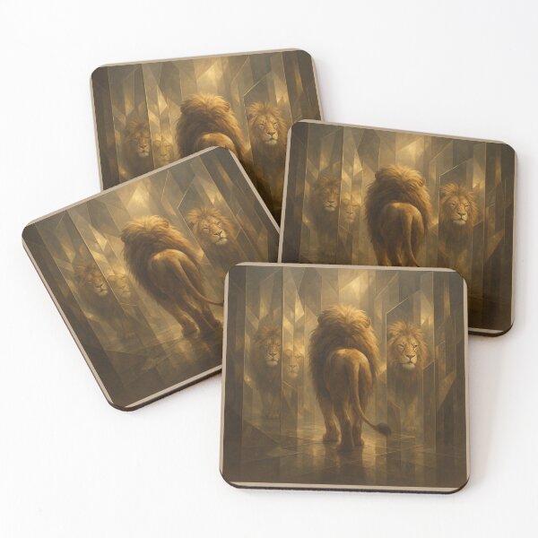 Item preview,  Reflections of the King (Lion) designed and sold by GeoWild Designs.