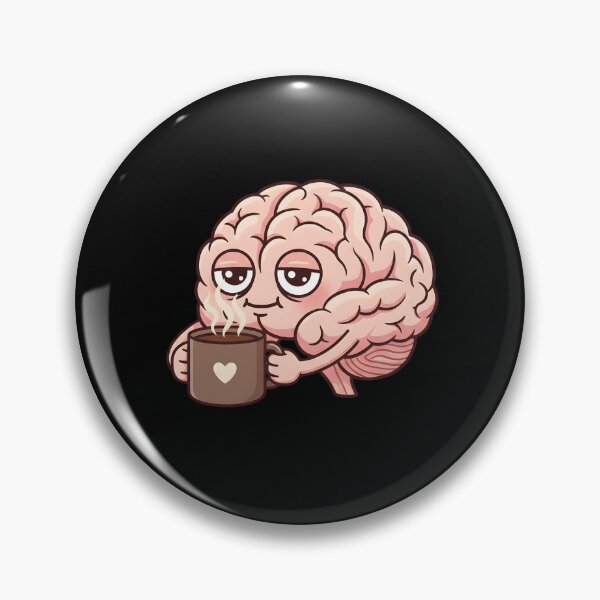 Item preview, Brain Fuel Coffee Addict Humor tee design designed and sold by MofazStyle.