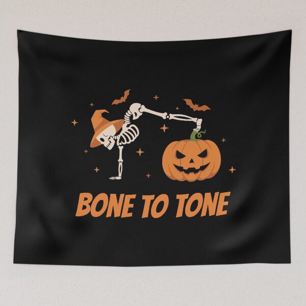 Item preview, Halloween Pilates Skeleton – “Bone to Tone” ,Funny Fitness  designed and sold by sashica.