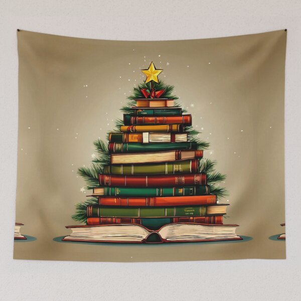 Item preview, A Bookish Christmas Tree for Bookworms. designed and sold by Zofia Sosnecka.