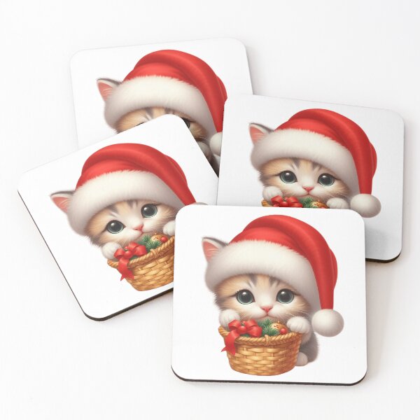 Item preview, Festive Kitten designed and sold by JonysCreativeDesigns.