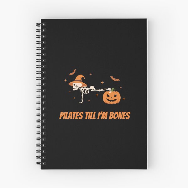 Item preview, Halloween Pilates Skeleton – “Pilates till I'm Bones” ,Funny Fitness  designed and sold by sashica.
