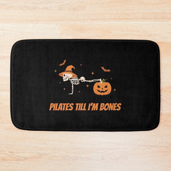 Item preview, Halloween Pilates Skeleton – “Pilates till I'm Bones” ,Funny Fitness  designed and sold by sashica.