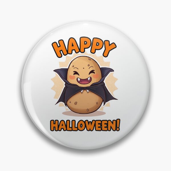 Item preview, Cute Vampire Potato – Funny Spooky Halloween Art designed and sold by snoezelstudio.