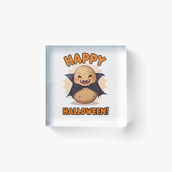 Item preview, Cute Vampire Potato – Funny Spooky Halloween Art designed and sold by snoezelstudio.