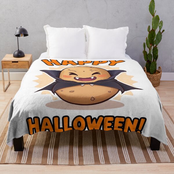 Item preview, Cute Vampire Potato – Funny Spooky Halloween Art designed and sold by snoezelstudio.