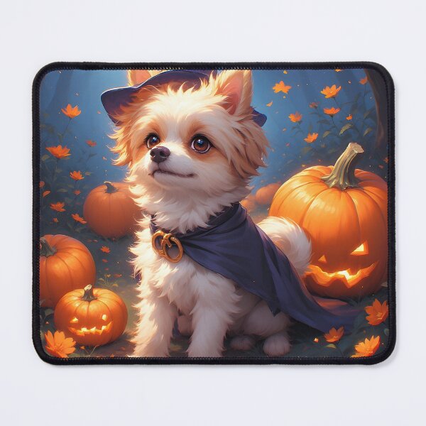 Item preview, A cute dog ai for Halloween designed and sold by Lilibeat123.