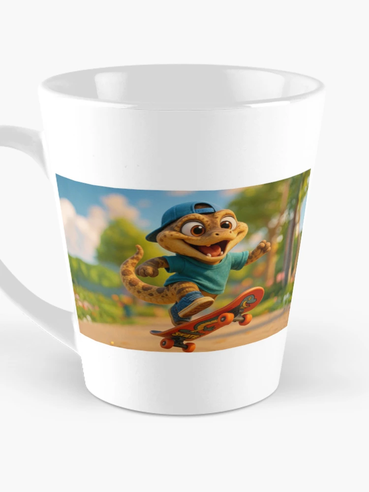 Thumbnail 3 of 4, Coffee Mug, Skater Python designed and sold by Sillytoe.