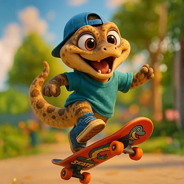 Artwork thumbnail, Skater Python by Sillytoe