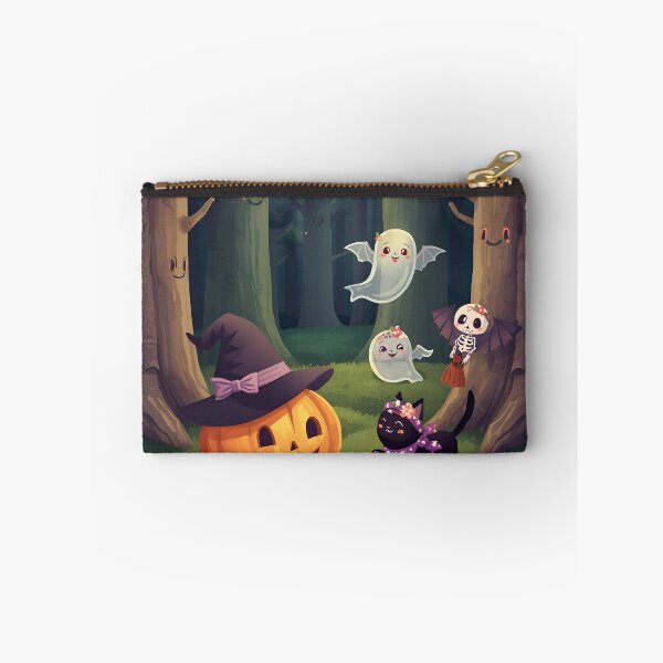 Item preview, Magical Woodland Halloween Night Sticker Pack - Cute Witch Pumpkin, Kawaii Ghosts, and Black Cat Decals designed and sold by MoonlitDoodles1.