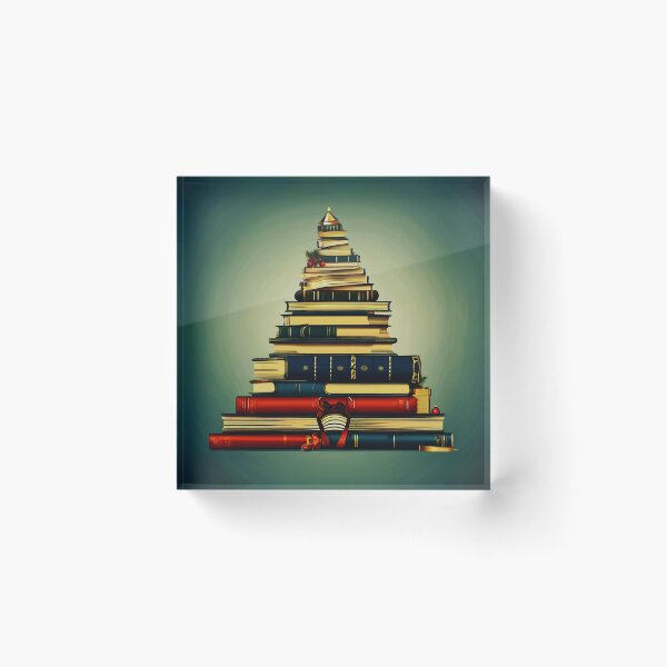 Item preview, A Bookish Christmas Tree for Bookworms. designed and sold by Zofia Sosnecka.