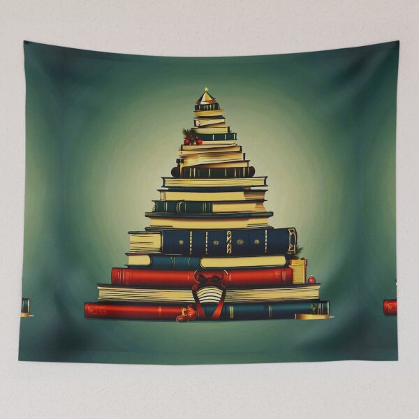 Item preview, A Bookish Christmas Tree for Bookworms. designed and sold by Zofia Sosnecka.