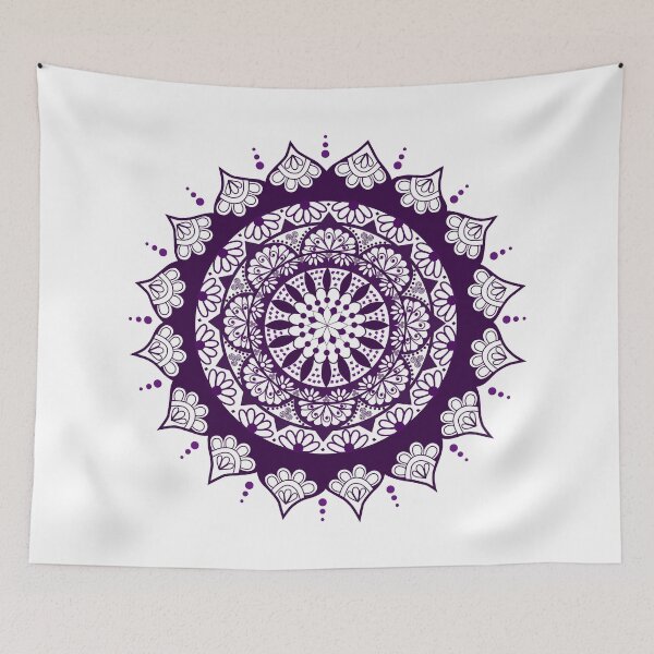 Item preview, Purple Mandala designed and sold by Enchanted Purple Poppy.