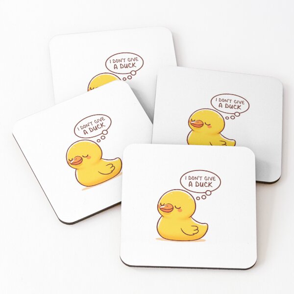 Item preview, Sarcastic Duck – I Don’t Give a Duck Funny Animal Gift designed and sold by WanderInq.