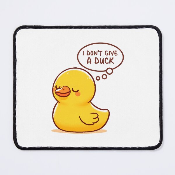 Item preview, Sarcastic Duck – I Don’t Give a Duck Funny Animal Gift designed and sold by WanderInq.