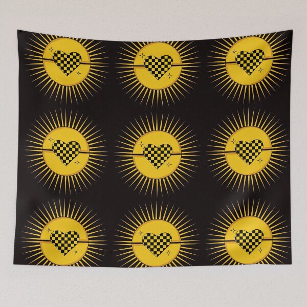 Item preview, Checkered Heart of the Golden Sun designed and sold by lovelynong.