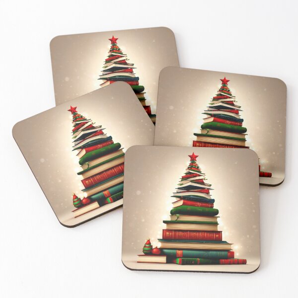 Item preview,  A Bookish Christmas Tree for Bookworms. designed and sold by Zofia Sosnecka.