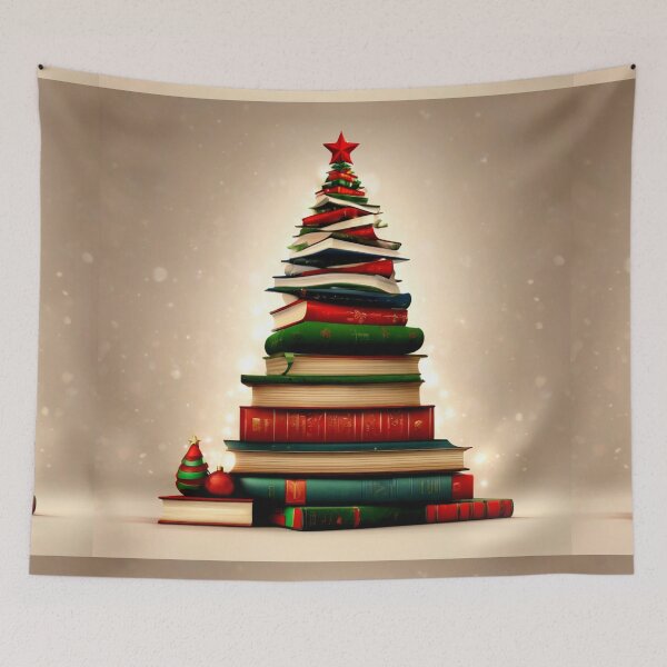 Item preview,  A Bookish Christmas Tree for Bookworms. designed and sold by Zofia Sosnecka.