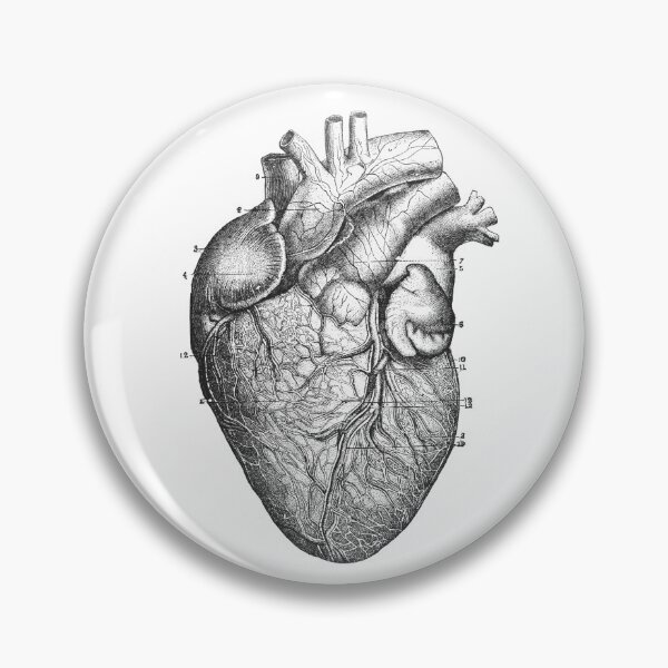 Item preview, Follow Your Heart – Vintage Anatomical Design designed and sold by EVESTUDIOART.