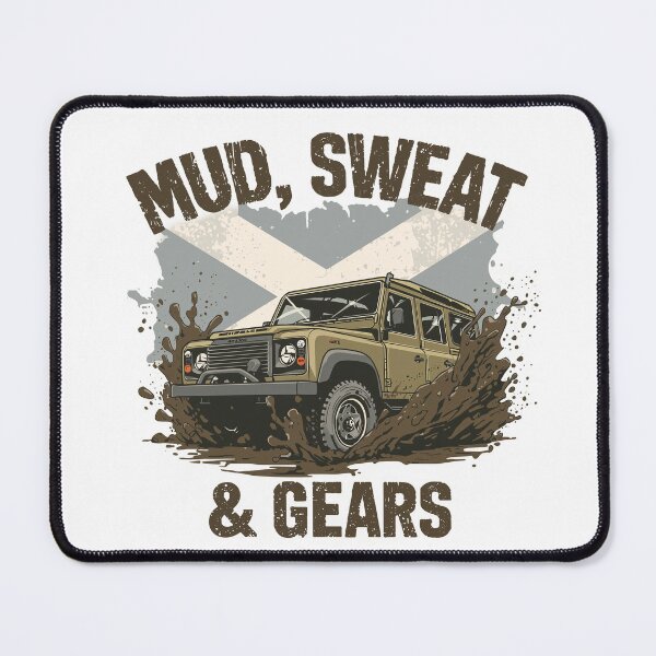 Item preview, Scottish Off-Road Mud Sweat Gears Design | Scotland 4x4 Adventure Vehicle Art designed and sold by Loom on the Loch.