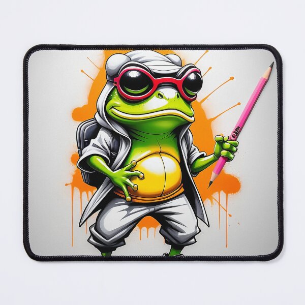 Item preview, Resistance Frog – Graffiti Street Art Protest Character designed and sold by JaaGo PopLab.