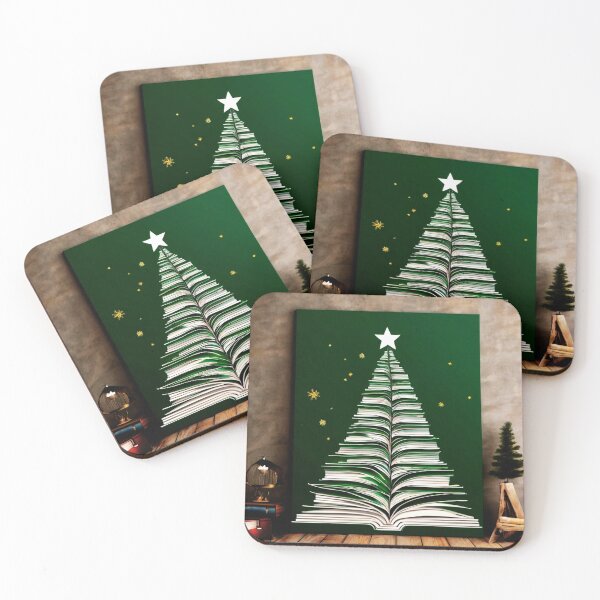 Item preview, A Bookish Christmas Tree for Bookworms. designed and sold by Zofia Sosnecka.